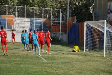تساوی تیم دنای یاسوج مقابل شهرداری بندرعباس در لیگ دسته دوم فوتبال