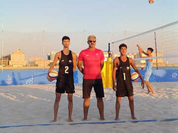 سومین پیروزی والیبال ساحلی ایران رقم خورد