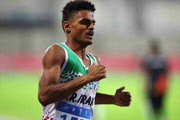 نماینده ایران در فینال دوی ۱۰۰ متر هشتم شد