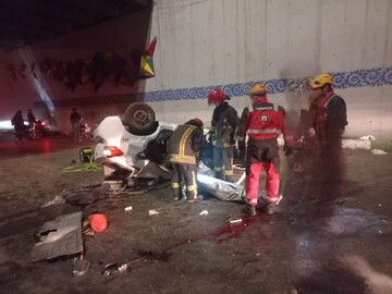 صالح:سقوط خودرو بر روی موتورسیکلت در مشهد یک کشته و ۵ مصدوم برجا گذاشت