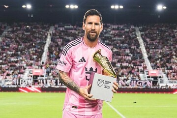 مسی برنده کفش طلا آمریکا شد