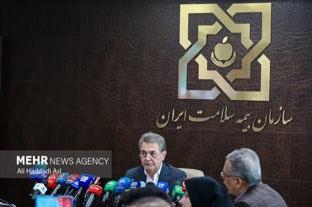 نشست خبری مدیرعامل  سازمان بیمه سلامت