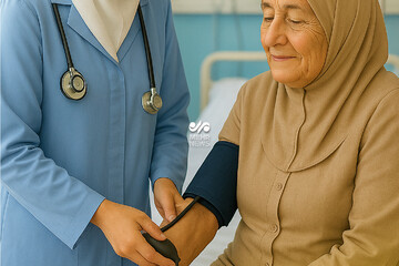 پرستار فرشته‌ رحمت بیمار است