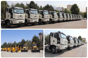 ورود ماشین‌آلات جدید به ناوگان راهداری کرمانشاه