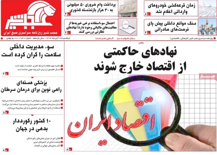 روزنامه های آذربایجان‌شرقی