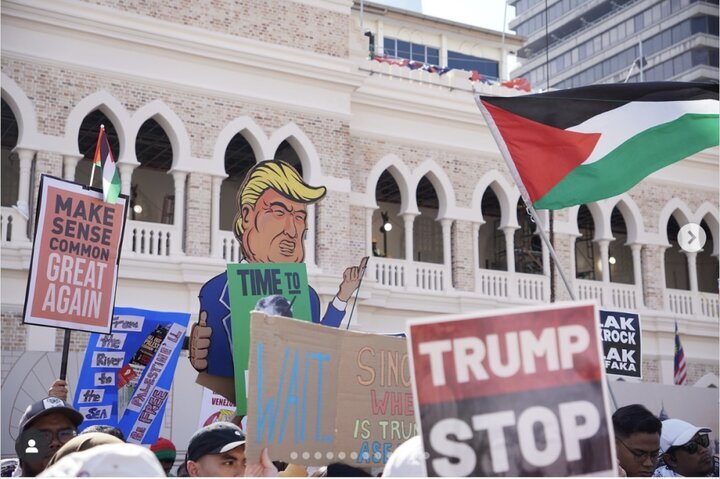 VIDEO: Anti-Trump protest held in Kuala Lumpur