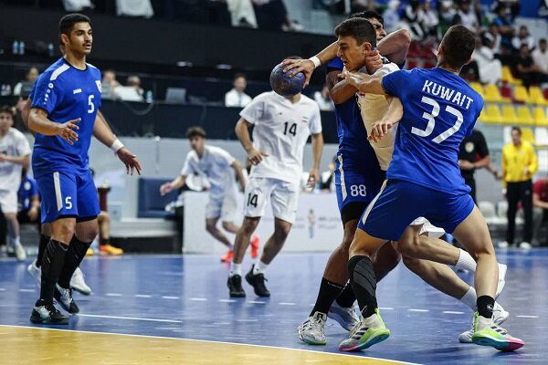 هندبال بازیهای آسیایی جوانان دیدار ایران و کویت