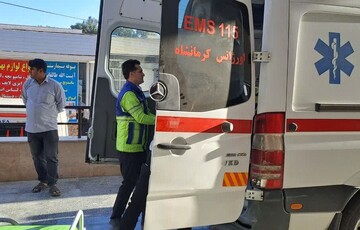 واژگونی مینی‌بوس در محور کرمانشاه – کامیاران و ۱۴ مصدوم