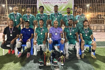 قهرمانی تأمین اجتماعی در لیگ مینی‌فوتبال هرمزگان