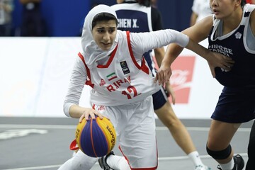 دختران بسکتبال ایران به مدال نقره رسیدند