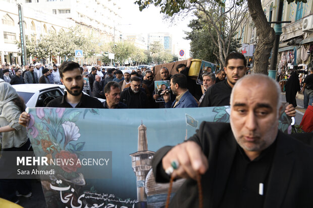 تشییع پیکر پدر شهیدان «سعیدی‌نجات»در مشهد