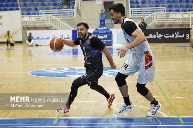 لیگ برتر بسکتبال ؛ گلنور اصفهان و رعد پدافند اصفهان