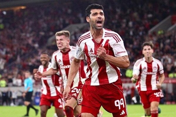 بازي،تيم،المپياكوس،زمين،كمك،الكعبي،طارمي،خوشحالم