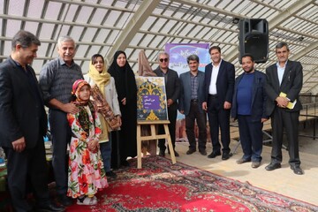 مراسم رونمایی از رمان «تابان، مرز آسمان» در شهر یئری برگزار شد