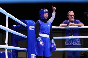 دختر بوکسور ایران به مدال برنز رسید