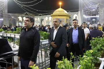 وزیر کشور جمهوری اسلامی پاکستان به حرم مطهر رضوی مشرف شد