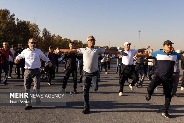 همایش دوچرخه سواری بازنشستگان تهران 12