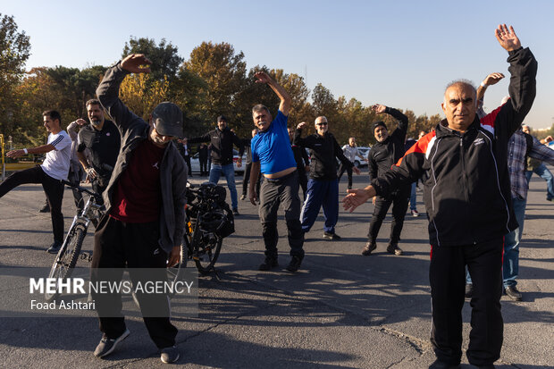 همایش دوچرخه سواری بازنشستگان تهران 17