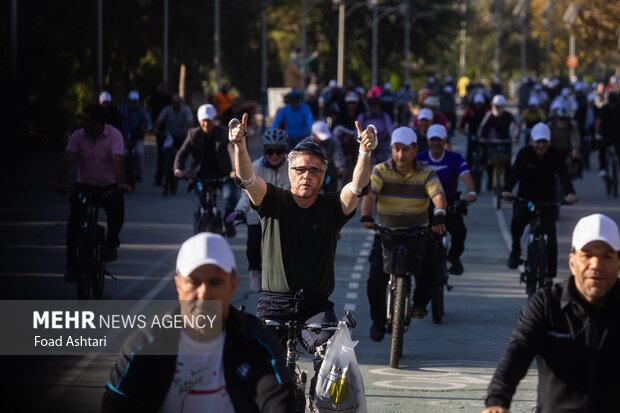 همایش دوچرخه سواری بازنشستگان تهران 33