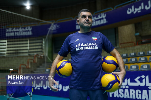 آخرین تمرین مردان والیبال ایران پیش از اعزام به ریاض
