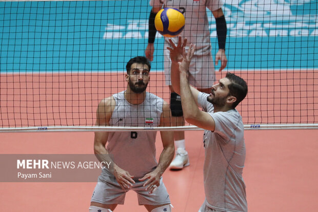 آخرین تمرین مردان والیبال ایران پیش از اعزام به ریاض