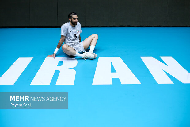 آخرین تمرین مردان والیبال ایران پیش از اعزام به ریاض