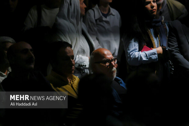 علیرضا داوود نژاد در مراسم نکوداشت زنده یاد ناصر تقوایی