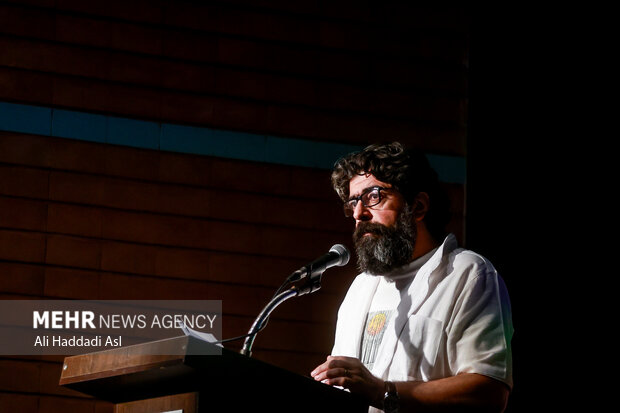 مجید برزگر در مراسم نکوداشت زنده یاد ناصر تقوایی