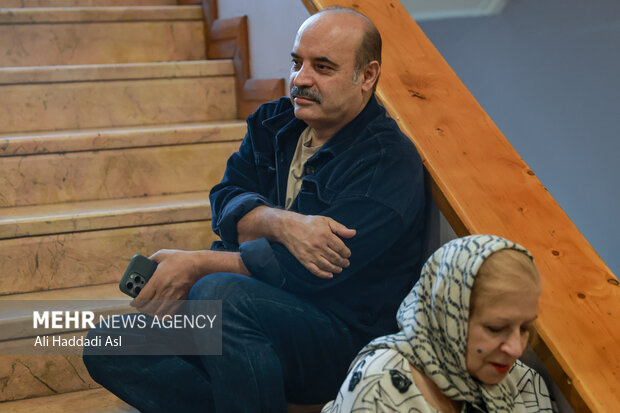 جمشید بایرامی در مراسم نکوداشت زنده یاد ناصر تقوایی