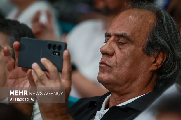 سیف اله صمدیان در مراسم نکوداشت زنده یاد ناصر تقوایی