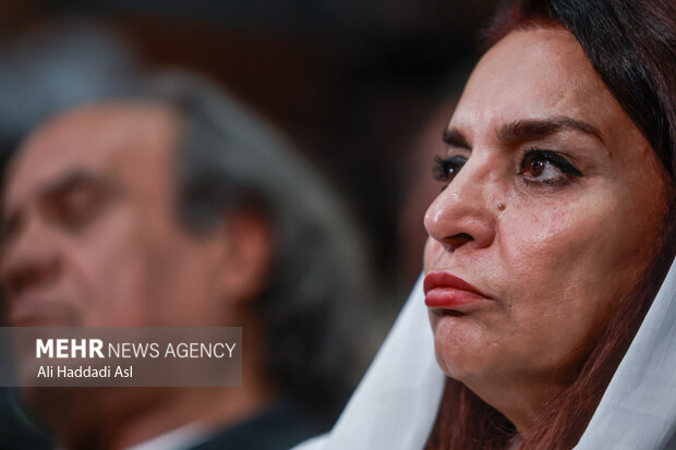 تهمینه میلانی در مراسم نکوداشت زنده یاد ناصر تقوایی