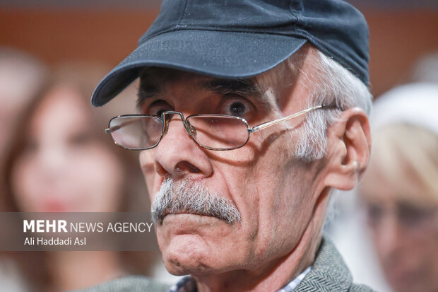 عزیز ساعتی در مراسم نکوداشت زنده یاد ناصر تقوایی