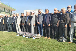 حضور اهالی فوتبال در مراسم تشییع پیکر اکبر کارگرجم