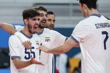Iran’s boys volleyball team champions of 2025 AYG