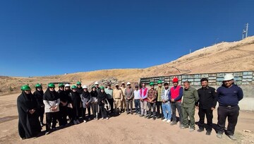 بازدید دانشجویان دانشگاه لرستان از سد «مخملکوه»؛ پیشرفت ۵۱ درصدی پروژه