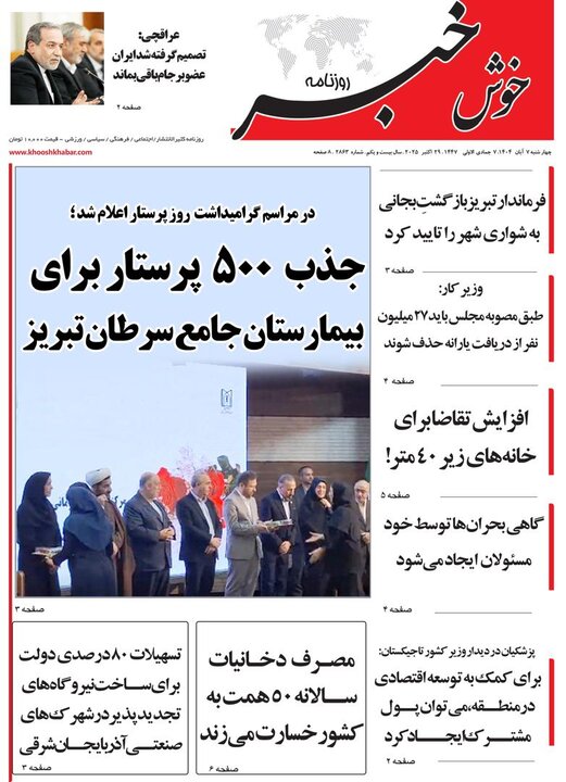 روزنامه های آذربایجان‌شرقی