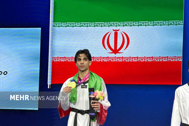 پایان کار تکواندو ایران با 3 مدال طلا، نقره و برنز