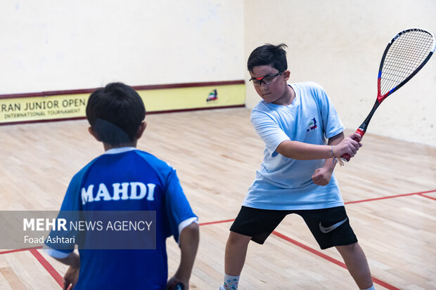مسابقه اسکواش ایران جونیور 2