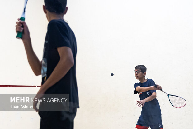 مسابقه اسکواش ایران جونیور 3