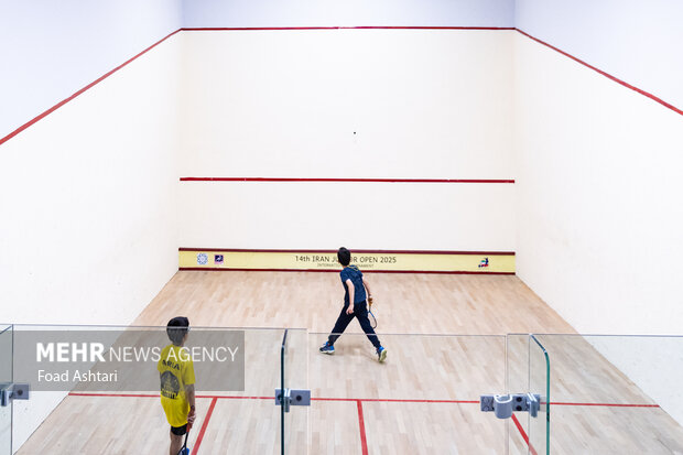 مسابقه اسکواش ایران جونیور 5