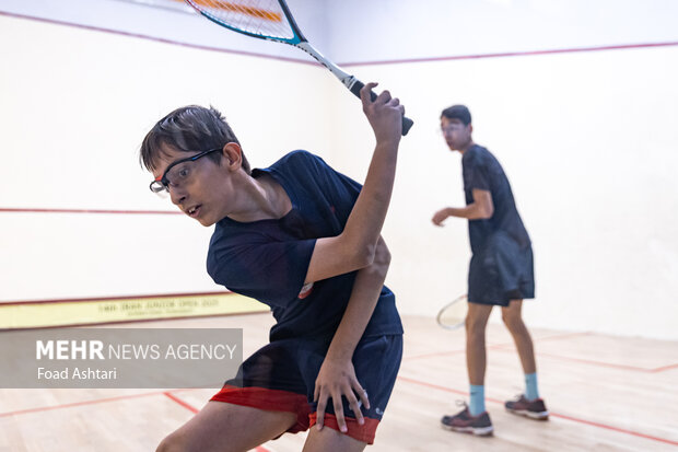 مسابقه اسکواش ایران جونیور 11