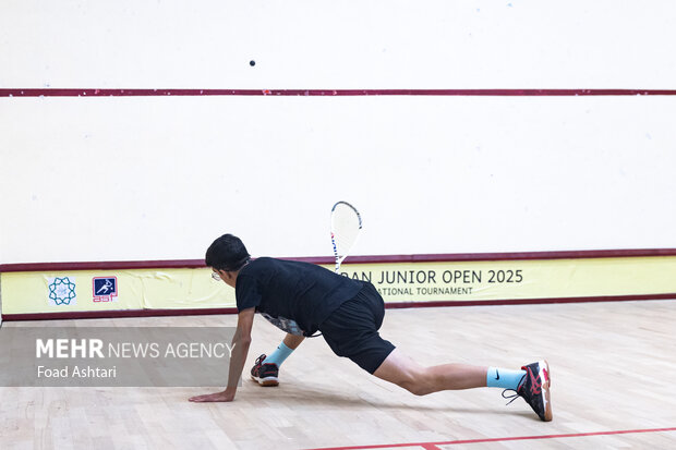 مسابقه اسکواش ایران جونیور 10
