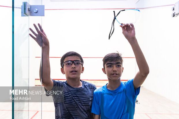 مسابقه اسکواش ایران جونیور 12