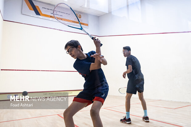 مسابقه اسکواش ایران جونیور 13