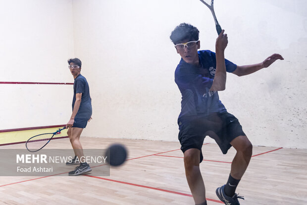 مسابقه اسکواش ایران جونیور 22