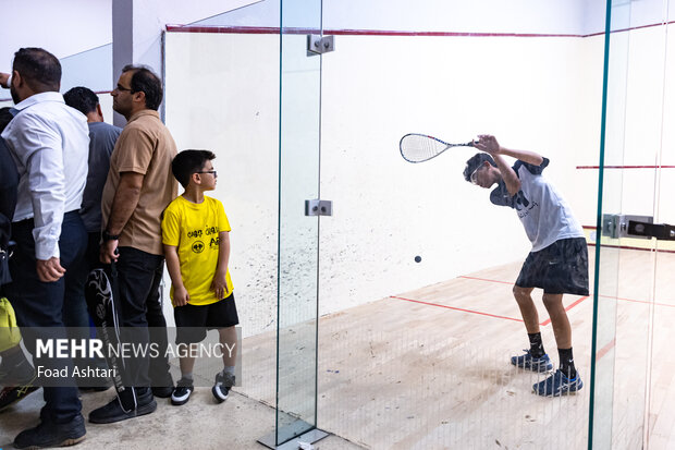 مسابقه اسکواش ایران جونیور 30