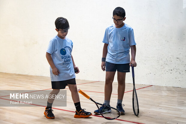 مسابقه اسکواش ایران جونیور 36