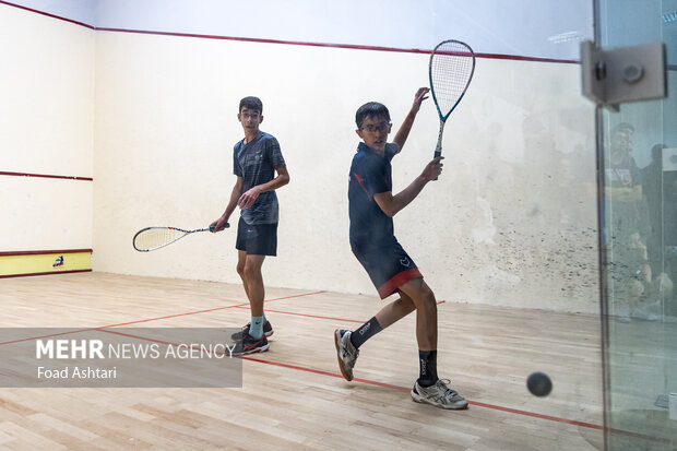 مسابقه اسکواش ایران جونیور 37