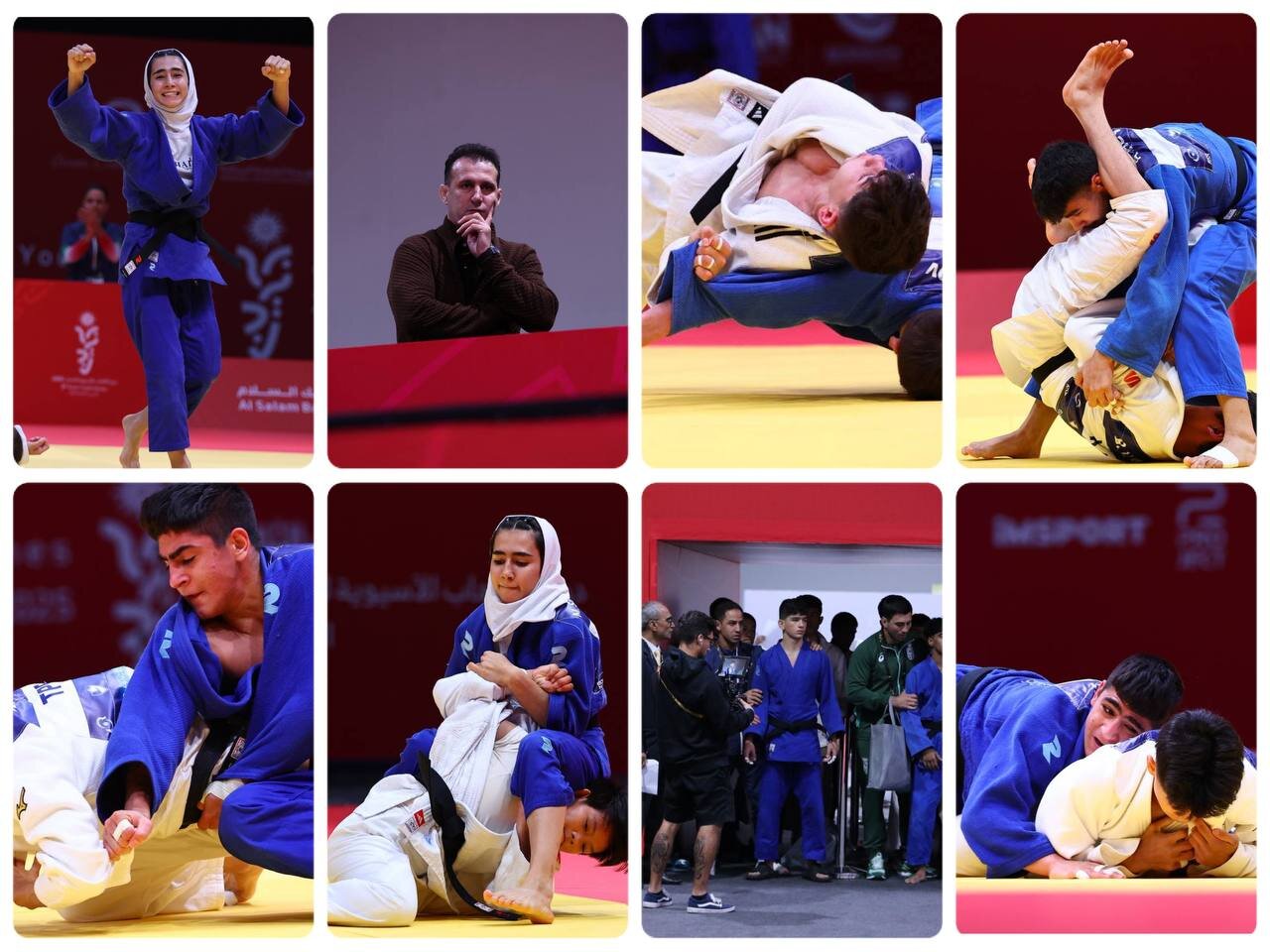 آسيايي،شكست،جوانان،وزن،مبارزه،دوره،ايران،جودو،مدال،سومين،كيلوگرم