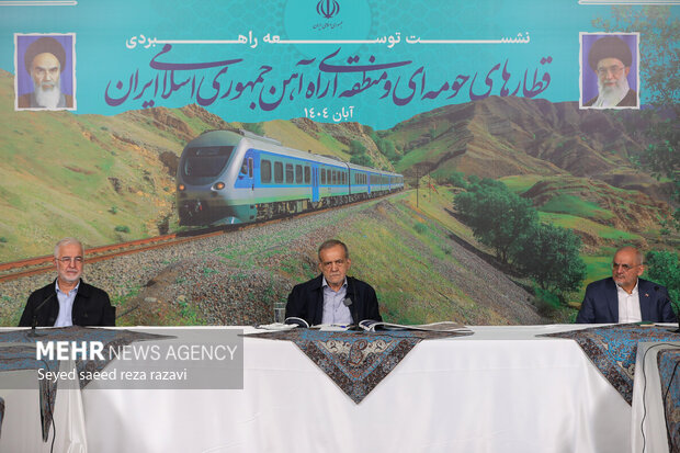 بازدید رئیس جمهور از خطوط راه آهن حومه ای استان تهران